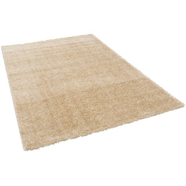 Pergamon Hochflor Langflor Teppich Aloha Beige 60x110cm