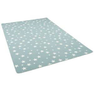 Snapstyle Kinder Spiel Teppich Sterne Mintgrün 200x250cm