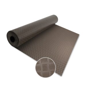 KARAT PVC-Bodenbelag Meterware Diamond Cut 2 mm Stärke Braun 120 x 100 cm