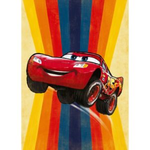 Disney Fototapete Cars Rot Gelb und Blau 200 x 280 cm 612086