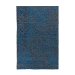 MeGusta Kurzflor Teppich Klassisch Modern Blau 80x150 cm Cristina