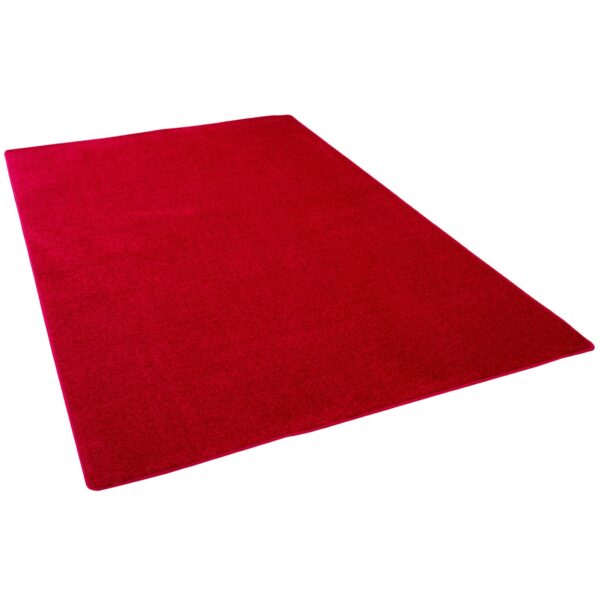 Snapstyle Hochflor Velours Teppich Luna Rot 200x250cm