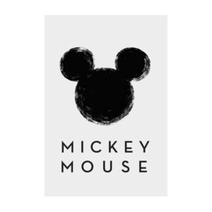 Disney Poster Micky Maus Grau und Schwarz 50 x 70 cm 610124