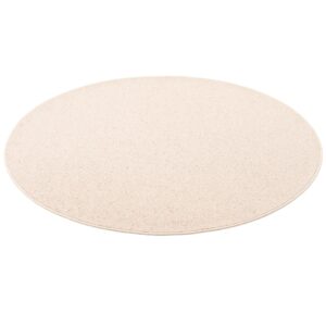 Snapstyle Natur Teppich Wolle Berber Beige 133cm Rund