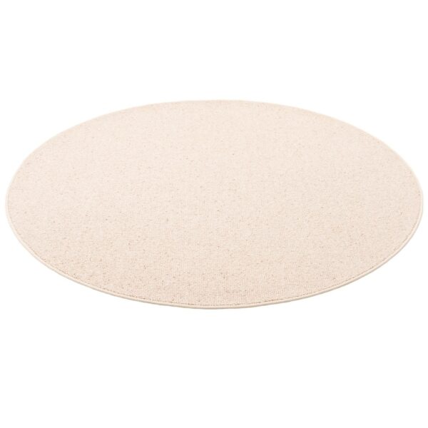 Snapstyle Natur Teppich Wolle Berber Beige 133cm Rund