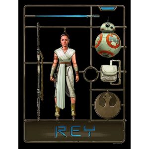 Disney Poster Star Wars Rey Braun 30 x 40 cm 611689