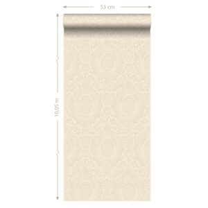 Origin Wallcoverings Tapete Ornamente Crême-Beige 53 cm x 10