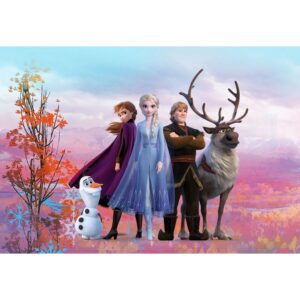 Disney Fototapete Die Eiskönigin Lila und Blau 368 x 254 cm 610957