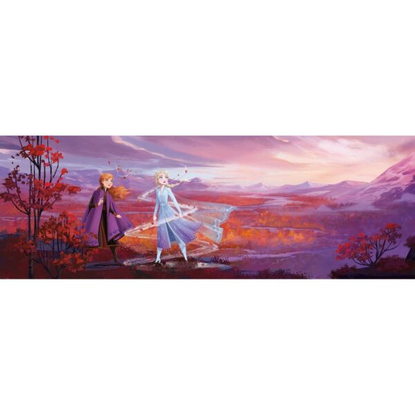 Disney Fototapete Die Eiskönigin Panorama Lila 368 x 127 cm 611739