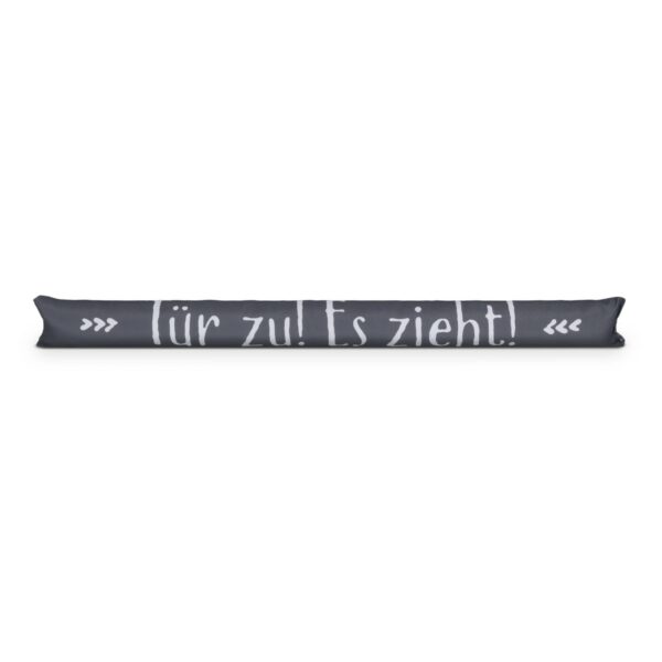 Bestlivings Zugluftstopper Mit Spruch 95 cm x 12 cm Anthrazit Spruch 1