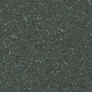 BRICOFLOR PVC Bodenbelag Meterware Schwarz Rollenware in Terrazzo Steinoptik 400cm x 550cm