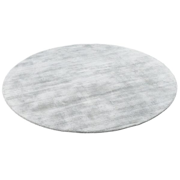 Pergamon Luxus Designer Teppich Roma Grau 200cm Rund