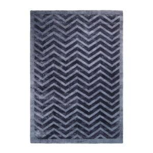 MeGusta Kurzflor Teppich Modern Marineblau Viskose 200x290 cm Diana