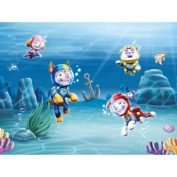 Sanders & Sanders Fototapete Paw Patrol Blau 360 x 270 cm 600599