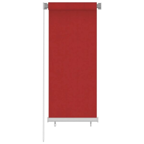 vidaXL Außenrollo 60x140 cm Rot HDPE