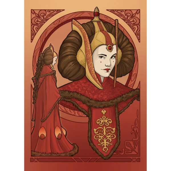 Disney Poster Star Wars Padmé Amidala Rot 50 cm x 70 cm 612866