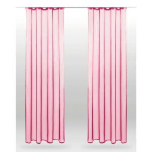 Bestlivings Dekoschal Noella mit Universalband 2er Pack 140 cm x 245 cm Pink