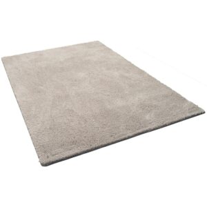 Snapstyle Hochflor Shaggy Teppich Palace Grau 100x100cm