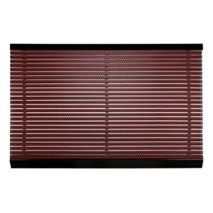 Karat Fußmatte Power Brush Fußabtreter Türmatte mit Hochleistungsbürsten Rot 50 x 80 cm