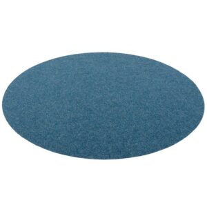 Snapstyle Kunstrasen Rasenteppich mit Noppen Kingston Rund Blau 133x133cm