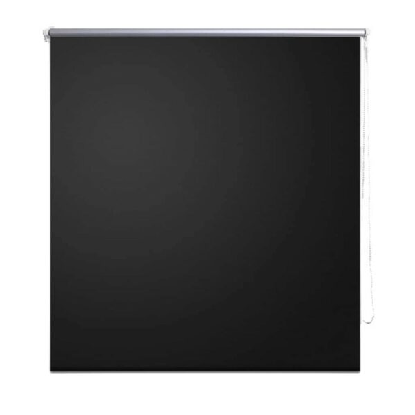 vidaXL Verdunkelungsrollo 160 x 175 cm Schwarz