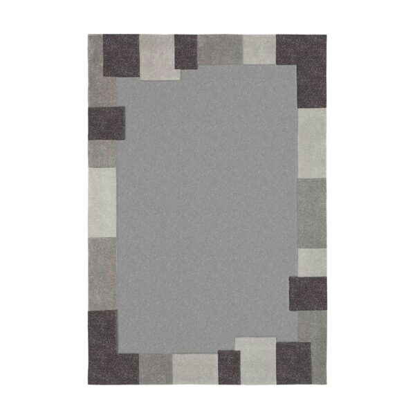 MeGusta Kurzflor Teppich Taupe - Grau 70x140 cm Dolores