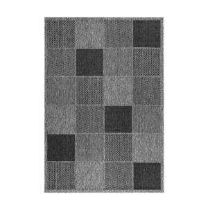 MeGusta Flachflor Teppich Modern Silber Polypropylen 120x170 cm Graciela