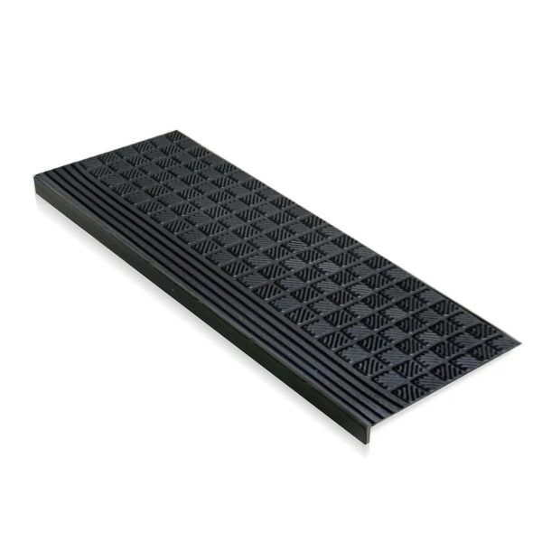 Karat Gummi Stufenmatte Diamond für den Außenbereich 30 x 120 cm