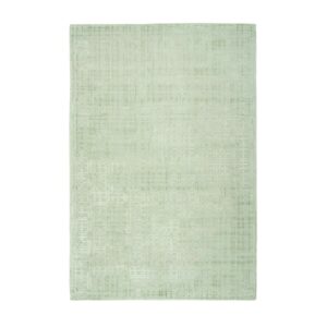 MeGusta Kurzflor Teppich Uni Mint Viskose 160x230 cm Alma