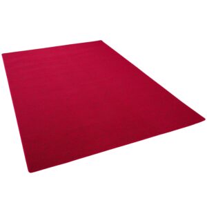 Snapstyle Feinschlingen Velour Teppich Strong Rot 80x240cm