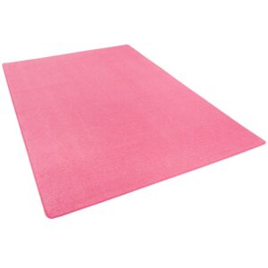 Snapstyle Trend Velours Teppich Joy Rosa 100x100cm