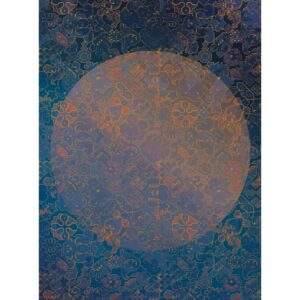 Sanders & Sanders Fototapete Der Mond Blau und Lila 200 x 270 cm 611833