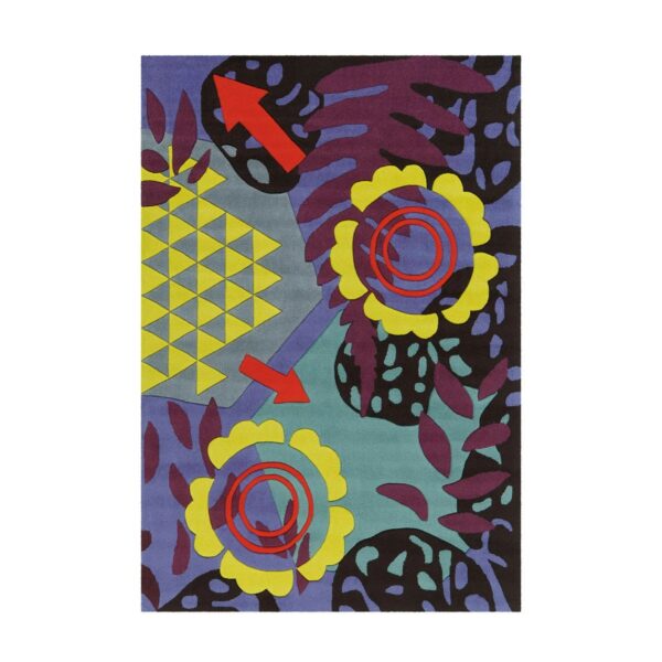 MeGusta Kurzflor Teppich Modern Multi 140x200 cm Dolores