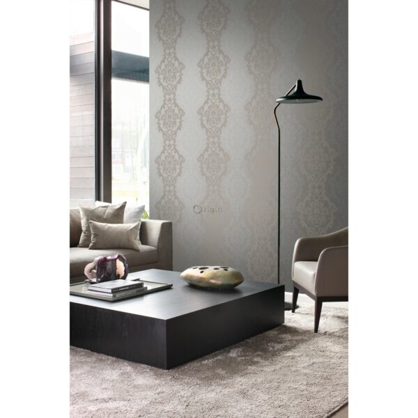 Origin Wallcoverings Tapete Ornamente Taupe und Bronze 53 cm x 10