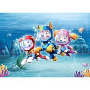 Sanders & Sanders Poster Paw Patrol Blau 160 x 110 cm 600675