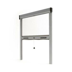 Avosdim Insektenschutzrollo Fenster & Tür Aluminium 125cm x 220cm Grau 7038