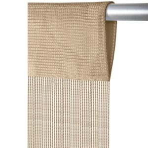 Arsvita Fadenvorhang Fadengardine Gardine Vorhang Prince 90 cm x 250 cm Beige