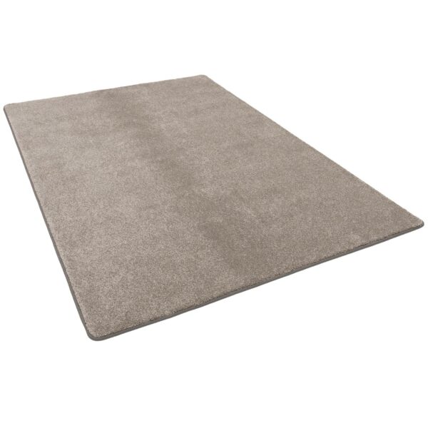 Snapstyle Hochflor Luxus Velours Teppich Touch Taupe 160x200cm