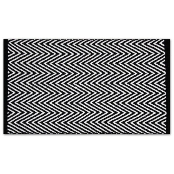 ProHome Teppiche Black & White 120 x 180 cm Zigzag