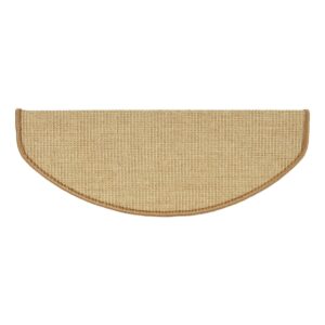 Karat Stufenmatte Sisal Pure Nature Selbstklebend Natur Halbrund 19 x 56 cm