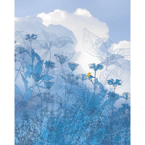 Sanders & Sanders Fototapete Blauer Himmel Blau 200 x 250 cm 611954