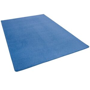 Snapstyle Trend Velours Teppich Joy Blau 80x240cm