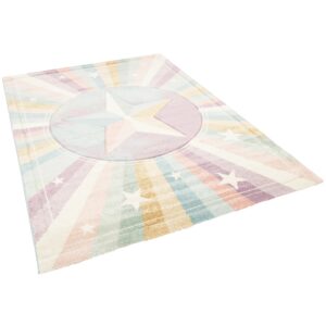 Pergamon Kinder Teppich Maui Kids Rainbow Star Bunt 200x290cm