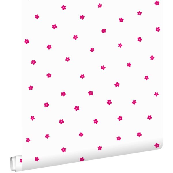 ESTAhome Tapete Blumen Rosa 53 cm x 10