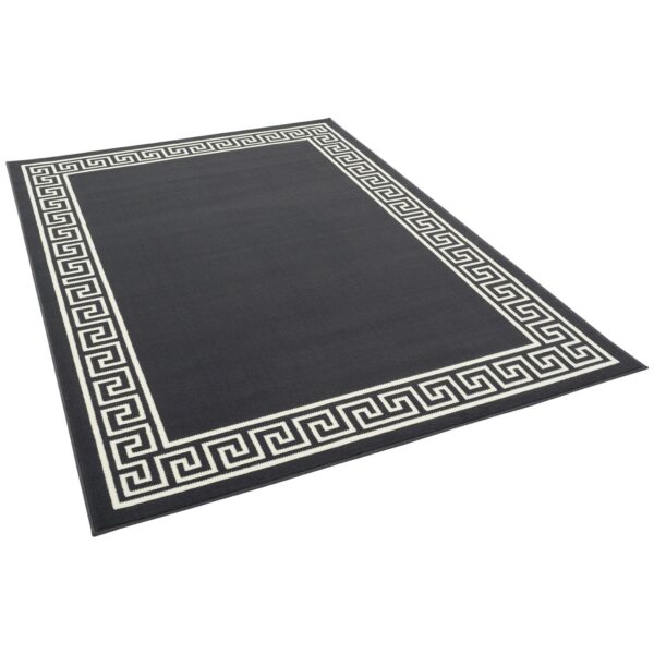 Pergamon Teppich Trendline Römisch Bordüre Anthrazit 120x170cm