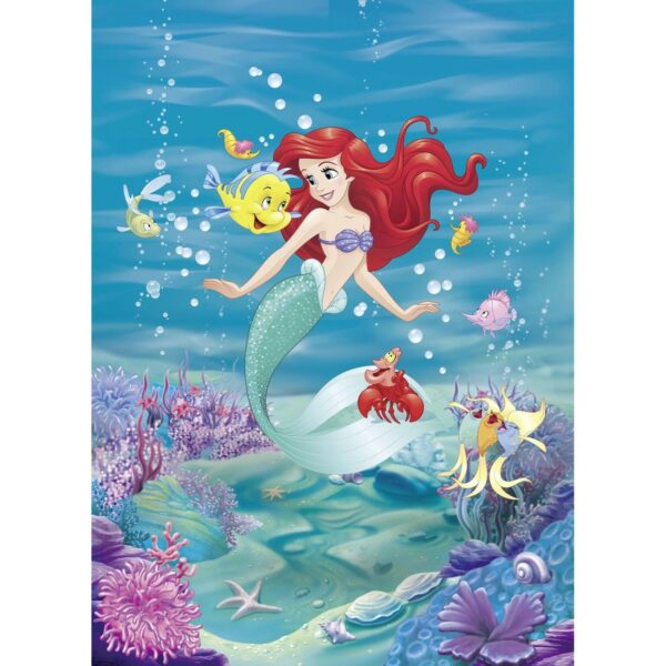 Disney Fototapete Arielle Die Meerjungfrau Blau 184 x 254 cm 612277