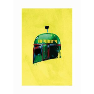 Disney Poster Star Wars Boba Fett Gelb und Grün 50 x 70 cm 610202