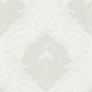 Tadessi Tapete Barock Gioele M1 No 2240 Vliestapete Beige Weiß Ornament Barocktapete