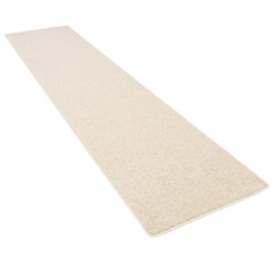 Snapstyle Hochflor Velours Teppich Läufer Mona Creme 100x400cm