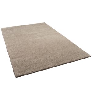 Snapstyle Hochflor Shaggy Teppich Palace Taupe 100x200cm